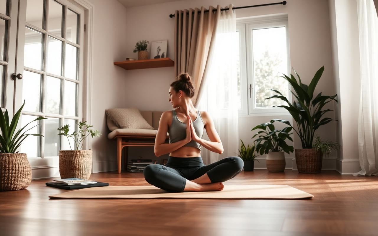 Yoga para iniciantes em casa